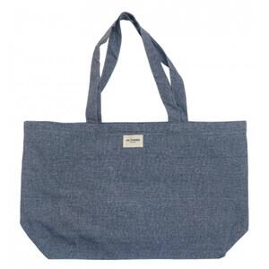 Octobre by Sézane Blue Canvas Tote Bag